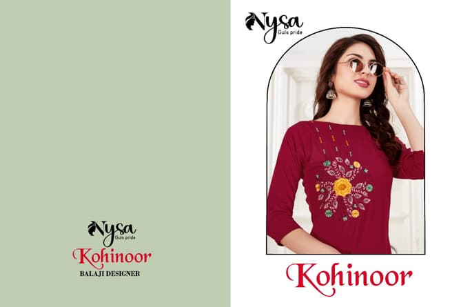 Nysa Kohinoor Ethnic Wear Wholesale Kurti Collection